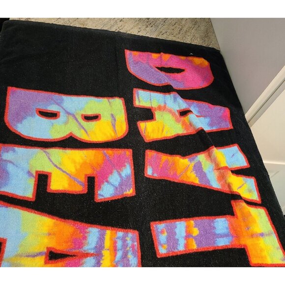 Lot of 2 Vintage Daytona Beach Tie Dye Terry Beach Towel 53x27 - Picture 11 of 14